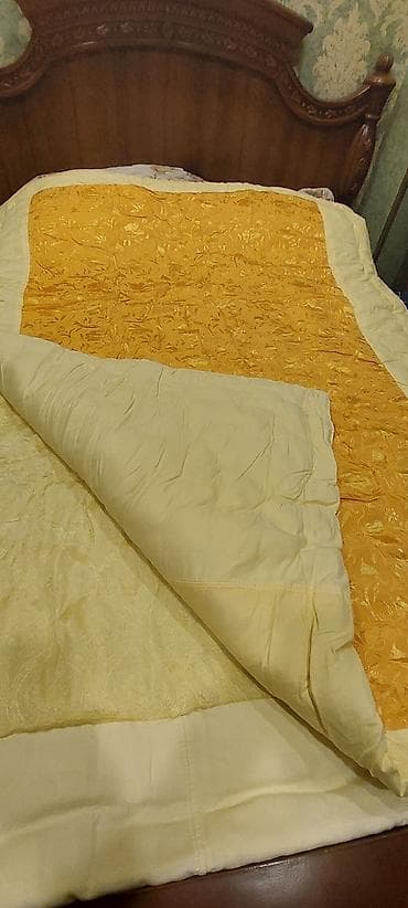 Yorğanlar, adyallar: Yorgan döşək yastiq.təmiz yun.işlənməyib — 6