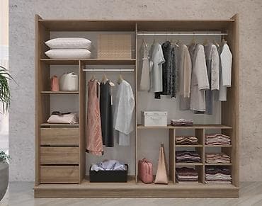 balaca skaf: İkinəfərlik çarpayı, Dolab — 4