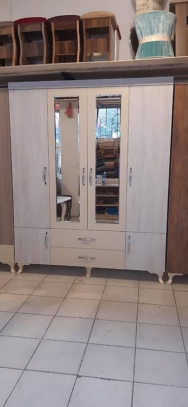 işkaf: 4 Qapi Dolab Sifariwleri qebul edilir. Reng secimi var. Catdirma — 1