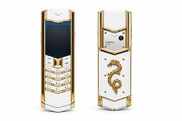 telefon vertu: Vertu rəng - Ağ, Düyməli — 1