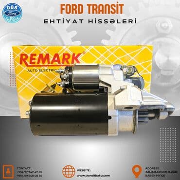 statır: Ford Transit yeni modellere uzbor starter orijinal REMAK firması ilə — 1