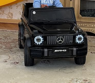 elekt: Uşaq elektrik maşını – Mercedes-Benz G-Class AMG stili, qara rəng — 2