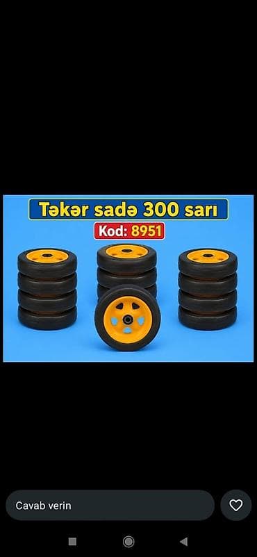 Arabalar üçün təkərlər, Rezin