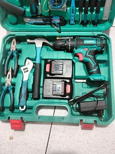 makita drel: İşlənmiş Drel dəsti, ədəd: 50, Drel-şurupaçan, 220 W qədər — 2