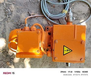 benzin muhərrikli velosiped: Elektrik ötürücü – motorlu reduktor və limit açarlı aktuator komplekti — 2
