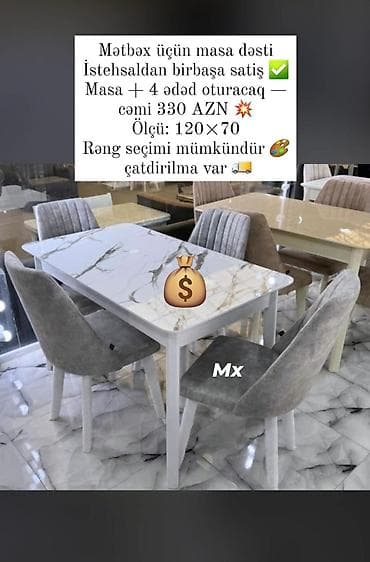 Masa desti rəng seçimi var