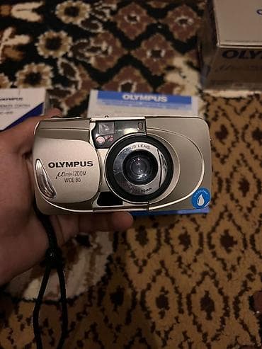 Olympus µ[mju:] Zoom Wide 80 (Quartz Date) 35mm plyonka fotoaparatı + — 4