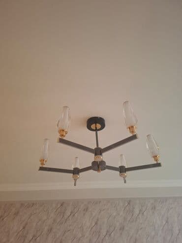 Qaşıqlar: Çılçıraq, 6 lampa — 1