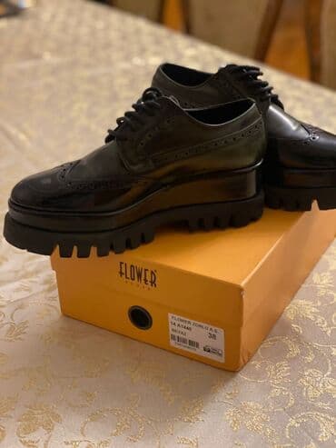 toy ucun ayaqqabilar: Tuflilər, Ölçü: 37.5, rəng - Yaşıl, Yeni — 2