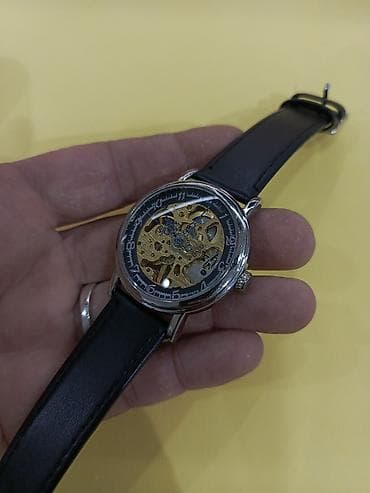 Смарт браслеты: Skleton essa qol saatı 1998 ci illərin təmiz Yapon isdesali retro — 2