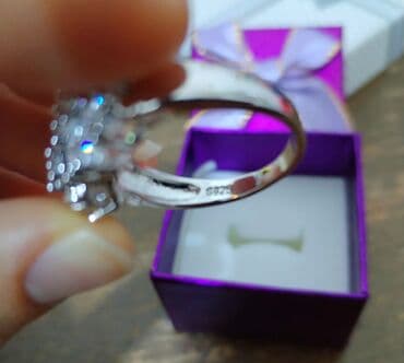 qizil dəst: Üzük, Gümüş, 0.26-0.50 Karat — 4