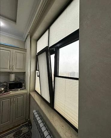 gunluk perdeler: Plisse jalüz pərdələr - Modellər: pəncərə çərçivəsinə oturan plisse — 4