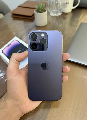 IPhone 14 Pro, 256 GB, Deep Purple, Face ID lalafo.az -da IPhone 14 Pro, 256 GB, Deep Purple, Face ID