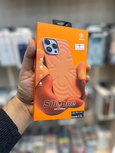 13 pro: Məhsul: Silikon telefon qabı (Vemar) - Material: Yumşaq və elastik — 1