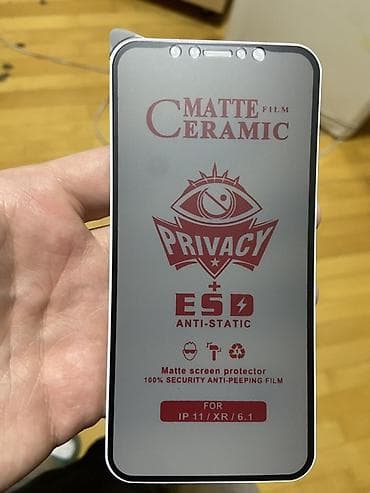 İphone 11 və XR üçün MAT SERAMİK EKRAN QORUYUCUSU. Yandan baxanda — 4