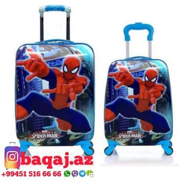 təkərli camadan: Чемодан Спайдермен.Spiderman camadan.Человек паук чемодан.Детский — 1