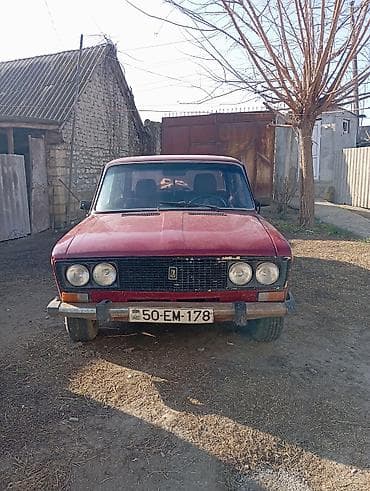 opel vektra b: VAZ 2106 sedan – qırmızı rəngdə, benzinlə işləyən klassik model — 1
