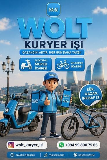 Sürücü-kuryer tələb olunur, Nəqliyyat təmin edilir, Gündəlik ödəniş, Təcrübəsiz lalafo.az -da Sürücü-kuryer tələb olunur, Nəqliyyat təmin edilir, Gündəlik ödəniş, Təcrübəsiz