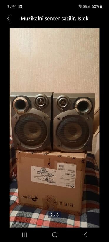 Minidisk və disk pleyerlər: Muzikalni senter. islekdi. ustunde elave iki kalonkada verilir. qiymet — 2