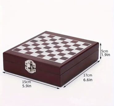 купить стол для бильярда: Şahmat fiqurları və şərab aksesuarları daxil olmaqla, y yığcam, taxta — 2