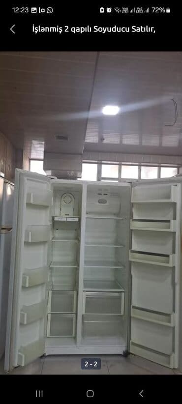 xaladenik gence: 2 qapılı Soyuducu Satılır, rəng - Ağ, Təkərli — 2