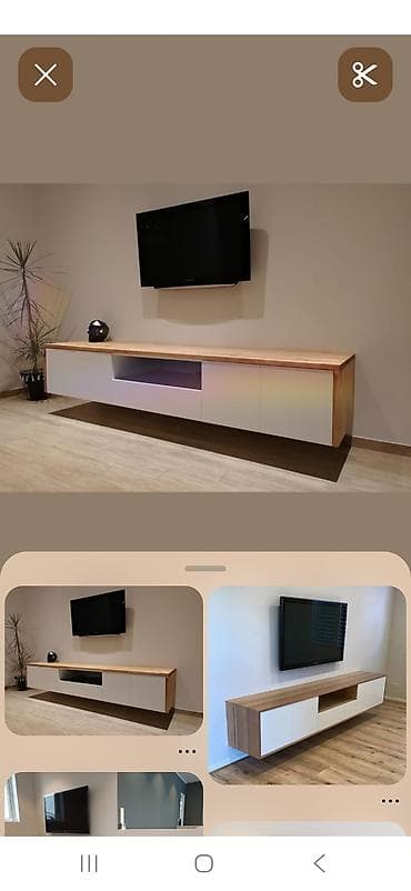 saat necedi: Düz TV altlığı, Polkalı, Laminat, Azərbaycan — 5