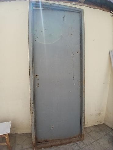 Seyf qapi - Material: polad/metal - Rəng: boz - Qutu (kasa) ilə — 1