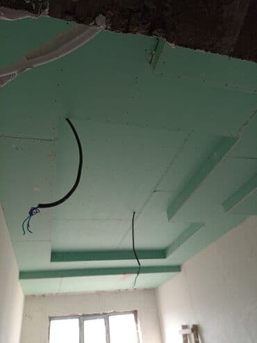 taxta evlerin tikintisi: Təmir və usta xidmətləri - Asma tavan və gipskarton: Çoxsəviyyəli — 6