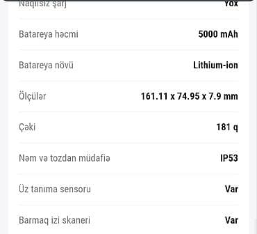 redmi note 9 pro max: Poco F5, 256 GB, rəng - Ağ, Sensor — 5