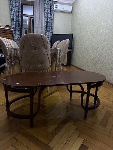 masa transformatoru: Köhnənin ağac jurnalniy stolu. Materialı çox keyfiyyətlidir — 2