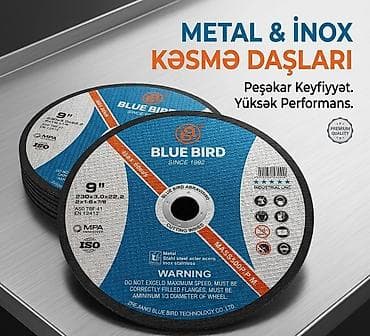 Отрезные диски: BLUE BIRD kəsici disklər – Metal və Inox üçün - Tətbiq: polad — 1