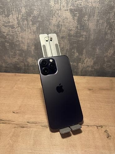 ikinci əl iphone 14 pro max: IPhone 14 Pro Max, 256 GB, Qara, Face ID — 1