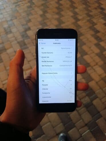 i̇phone 7 ekran: IPhone 7, Qara, Barmaq izi — 7