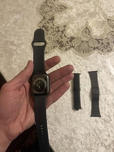 apple watch 4 44: Smart saat, Apple, Sensor ekran, rəng - Qara — 3