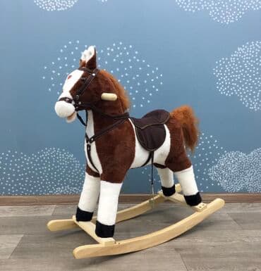 uşaq ucun oyuncaq: Детская лошадь качели — 6