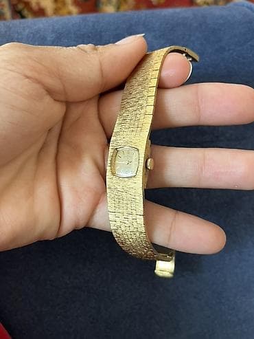 patek philippe 58152 original: Rotary qadın qol saatı – vintaj dizayn 50 ilin Swiss 3 qr qızıl var — 4