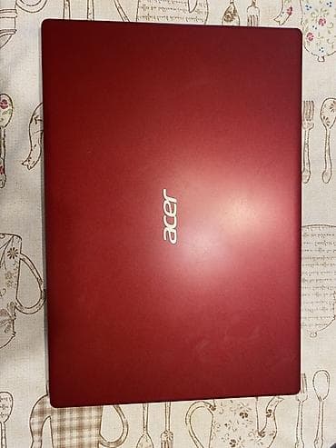 prosessor satilir: Acer Aspire 3 A315-55G-34QS noutbuk - Rəng: qırmızı gövdə - Ekran — 3