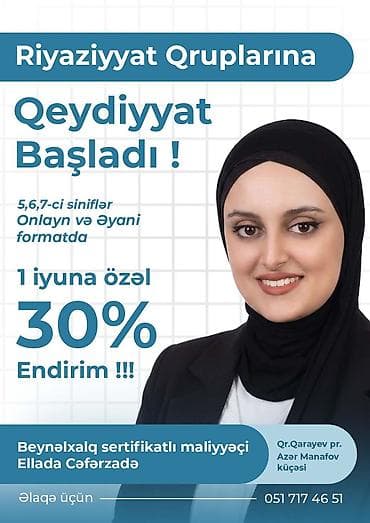 inglis dili kurs: Repetitor, Riyaziyyat, Azərbaycan dili — 1