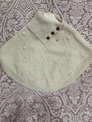 Cinslər və şalvarlar: Təsvir: 3-4yaş - Model: Trikotaj ponço/pledat tipli boyunlu uşaq — 2