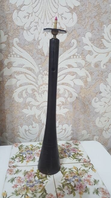 Milli musiqi alətləri: Balaban/zurna tipli nəfəs aləti - Material: tünd rəngli (ebonit — 1