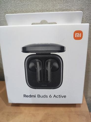 noutbuklar asus: Məhsul: Redmi Buds 6 Active simsiz qulaqlıq (rəng: Black) - Model — 1