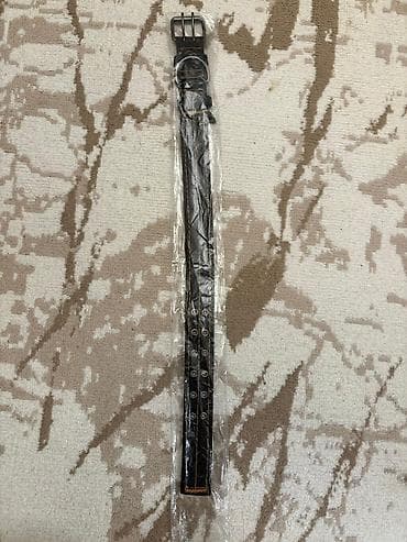 qara peleng sekilleri: Möhkəm tənzimlənən ev heyvanı boyunluğu - Material: sıx toxunmuş — 1