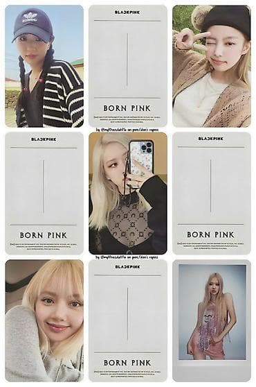 BLACKPINK – Born Pink fotokart kolleksiyası Məhsul: Rəsmi “Born Pink” — 2