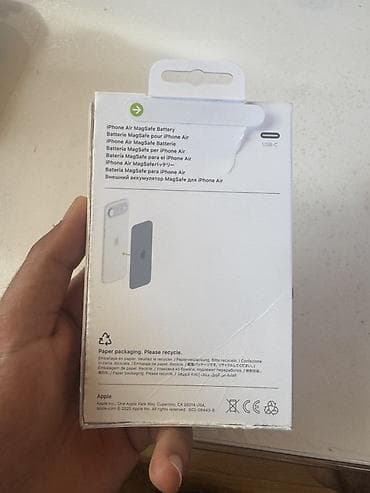 mp3 calar: Apple iPhone Air MagSafe Battery – USB‑C Xüsusiyyətlər: - MagSafe — 4
