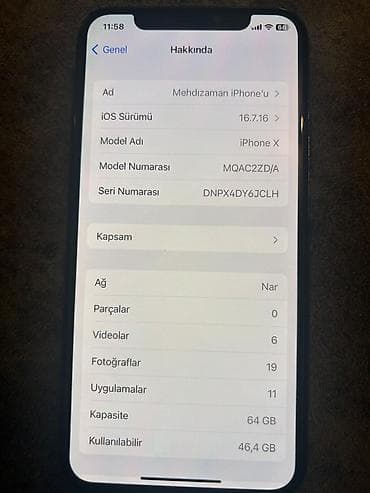 philips xenium 9@9h: IPhone X, 64 GB, Space Gray, Simsiz şarj — 2