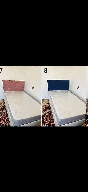 Tək nəfərlik taxt/çarpayı dəsti - Korpus: ağ rəngli, minimal dizaynlı — 6