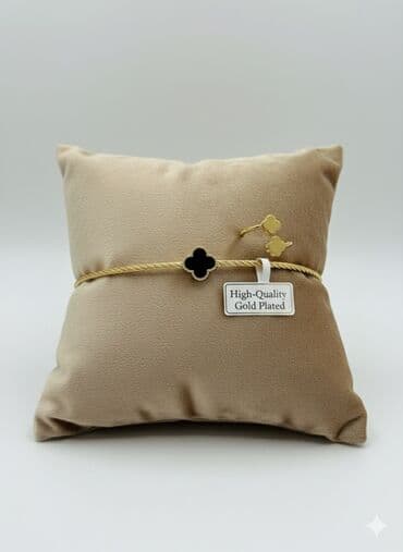 qızıl hərflər: Zərif zinət dəsti – yüksək keyfiyyətli qızıl örtüklü - Qolbaq 1 — 2