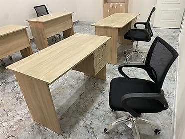 stol ofis: Yeni, İşçi üçün, Dördbucaq masa — 2