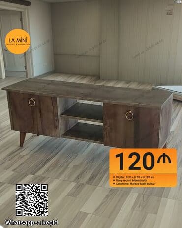 Düz TV altlığı, Polkalı, Laminat lalafo.az -da Düz TV altlığı, Polkalı, Laminat