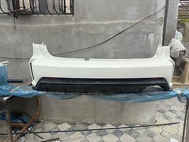 m sükan: Nissan Patrol Arxa bamper – ağ rəng, alt hissəsi qara diffuzorlu — 1